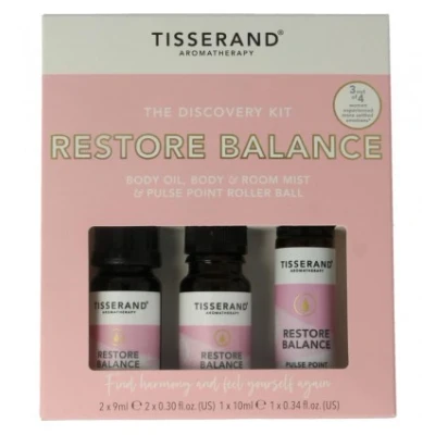Afbeelding van Tisserand Restore balance discovery kit 1 set