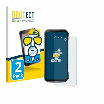 Afbeelding van BROTECT (2 Stuks) Antireflecterende Beschermfolie voor Doogee V40 Pro Anti Glare Screen Protector, Mat, Ontspiegelend