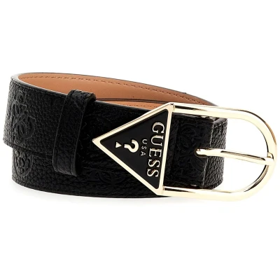 Afbeelding van GUESS Riem Cresidia Adjustable Pant Belt H35 W75 Black Zwart
