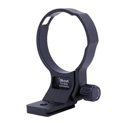 Afbeelding van iShoot 76 mm metalen statief mount ring Lens kraag compatibel met Tamron 18 400mm f/3.5 6.3 Di II VC HLD B028, Ondersteuning Houder Beugel Bottom is Arca Swiss Fit Quick Release Plate Feature