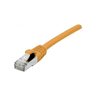 Afbeelding van Connect 0.15 m Koperen RJ45 Cat.6a S/FTP LSZH Snagless Patchkabel Oranje