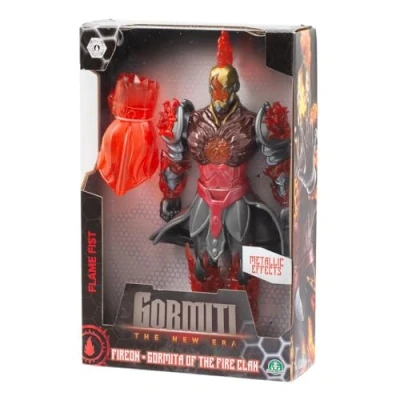 Afbeelding van Gormiti, figuur met scharnier, 27 cm, Gormiti zijn wapen, model vuur Fireon, voor kinderen vanaf 4 jaar, GRV063