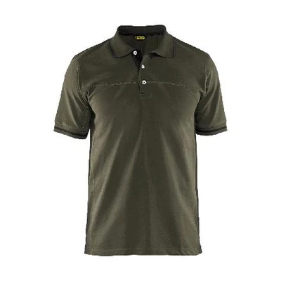Afbeelding van Blåkläder Poloshirt unite zwart groen, maat 4XL, Geschikt voor Veehouderij