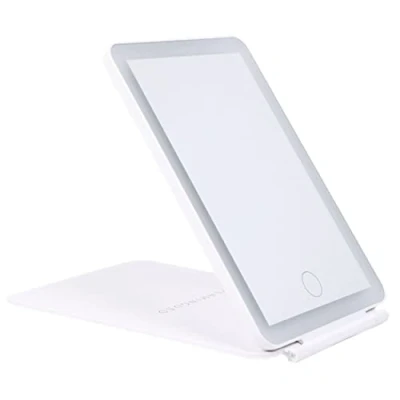 Afbeelding van Flamingueo Makeup Spiegel Met Licht Tafelspiegel Led 3 Modi, Instelbare Intensiteit, Oplaadbare Spiegel, Touch Control, Draagbare Reisspiegel