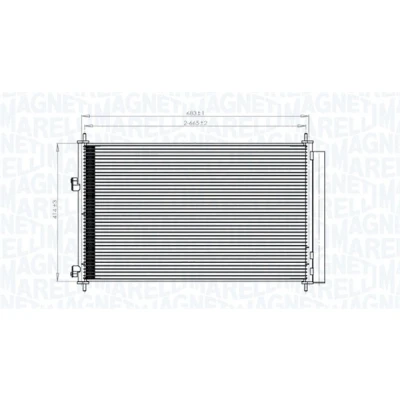 Afbeelding van Magneti Marelli Airco condensor 350203742000