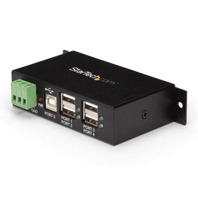 Afbeelding van StarTech.com Monteerbare 4 poort Robuuste Industriële USB Hub