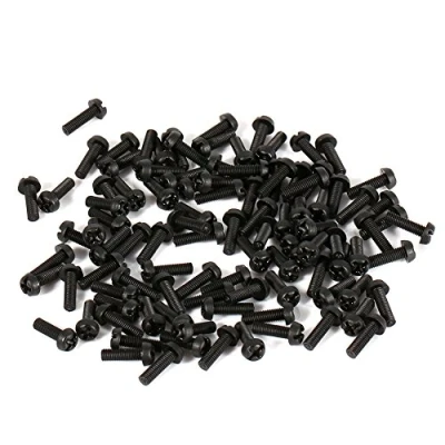 Afbeelding van Nylon Bout Schroef, M3 Schroef Moer Kruiskop Cilindrisch 10mm