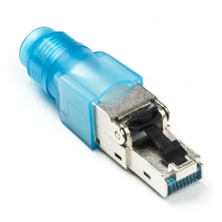 Afbeelding van RJ45 connector Cat6a/Cat7 FTP (Voor soepele en stugge kern, Field plug, Herbruikbaar)