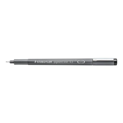 Afbeelding van Staedtler pigment liner fineliner 0,3 mm zwart 308 03 9