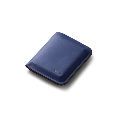 Afbeelding van Bellroy Apex Note Sleeve (Voorgevormde leder vouwportemonnee met RFID bescherming) Indigo