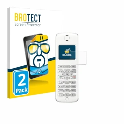 Afbeelding van BROTECT Screenprotector voor AVM Fritz!Fon M2 Folie Beschermfolie transparant (2 Stuks)