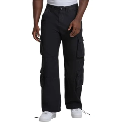 Afbeelding van Urban Classics Double Cargobroek, Heren, Maat: 40, Black