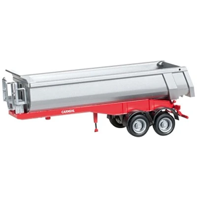Afbeelding van herpa Carnehl ronde oplegger 2a voertuig, rood