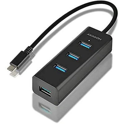 Afbeelding van AXAGON HUE S2C 4x USB3.0 Charging Hub, MicroUSB Connector, Type C *USBCM *USBAF *MUSBBF