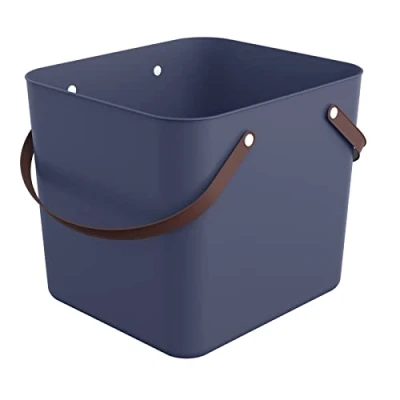 Afbeelding van Rotho Albula Multibag Plastic boodschappentas Classic 40l blauw