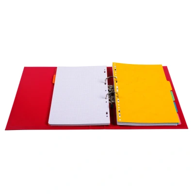 Afbeelding van Exacompta ref. 53545E 1 Ordner met hefboom Prem&#039;Touch® A4 50 mm rug 55 mechaniek Afmetingen: 32 x 29 5 cm Formaat Kleur : Rood