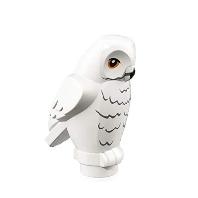 Afbeelding van LEGO Harry Potter Minifigure Animal: White Owl (with Black Beak) Hedwig