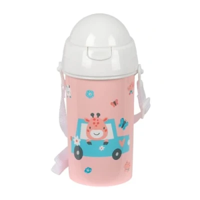 Afbeelding van Waterfles Safta Jirafa Koraal PVC 500 ml