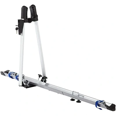 Afbeelding van Fischer Fietsdrager voor op autodak, TÜV GS getest, geschikt één fiets, belastbaar tot 15 kg, afsluitbaar, zilver
