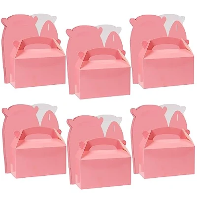 Afbeelding van Belle Vous Roze Papieren Geschenk Doosjes (24 Pak) 15,7 x 9 15 cm voor Cadeaus, Huwelijk, Verjaardags Geschenken, Loot Box, Goodies en Meer