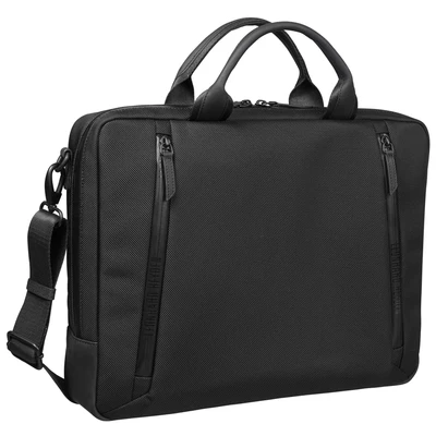 Afbeelding van LEONHARD HEYDEN Afzonderlijke gevallen Handtas met laptopvak Helsinki Zipped Briefcase 1 Compartment Black Zwart
