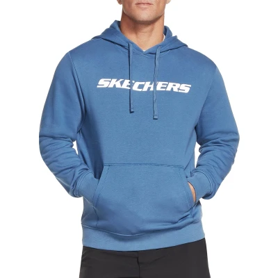 Afbeelding van Skechers Apparel Heritage Pullover Hoodie Herensweatshirt met capuchon MHD12 Blauw