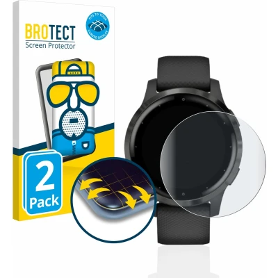 Afbeelding van BROTECT Full Cover Antireflecterende Screen Protector voor Garmin vivoactive 4 (45 mm) (2 Stuks) Schermbeschermer, Protector, Mat