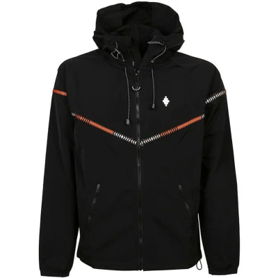Afbeelding van Windbreaker Jacket with Drawstring Hood and Front Zip Closure