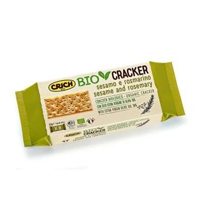 Afbeelding van Crich Biocrackers Sesam &amp; Rozemarijn 250GR