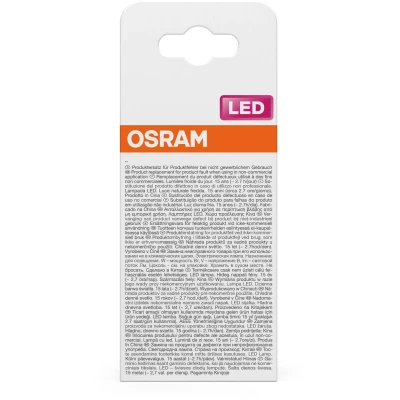 Afbeelding van OSRAM LED lamp Stervorm A60 filament, 6500 K koelwit daglicht, 5,9 W, E27, helder, 806 lm, 15.000 uur, voor werkplekken, kantoorverlichting