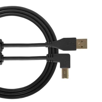 Afbeelding van UDG U95006BL audio kabel USB 2.0 A B haaks zwart 3m