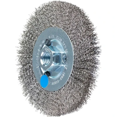 Afbeelding van PFERD 11512/M14 INOX 0,30 ronde borstel ongetordeerd RBU Ø 115 x 12 mm M14 edelstaaldraad haakse slijpmachines 43502202