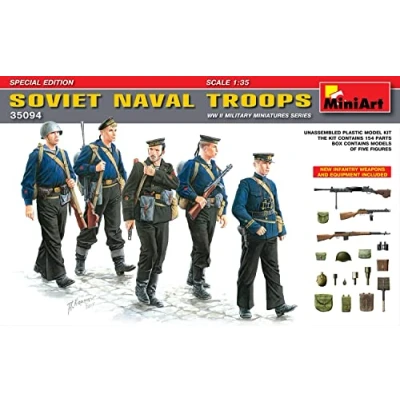 Afbeelding van Miniart Soviet Naval Troops. Special Edition (Min35094) modelbouwsets, hobbybouwspeelgoed voor kinderen, modelverf en accessoires