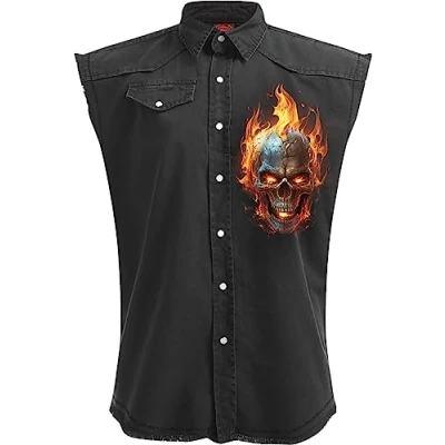 Afbeelding van Spiral Night Rider Mouwloos werkshirt L Zwart