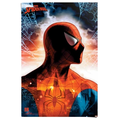 Afbeelding van Reinders! Poster Spiderman protector of the city