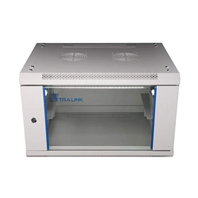 Afbeelding van Extralink EX.8550 Rack 6U Wandrek (6 HE, 19 inch rek), Serverkast, Grijs