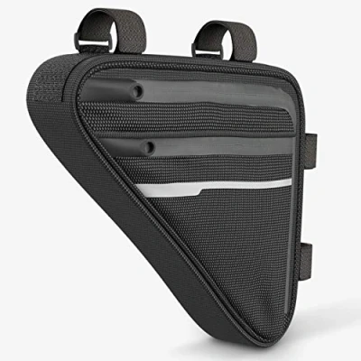 Afbeelding van Velmia, Fietstas, frametas, waterdicht, gereedschapstas, MTB fietstas voor fietsslot, mountainbike, driehoekige tas, m