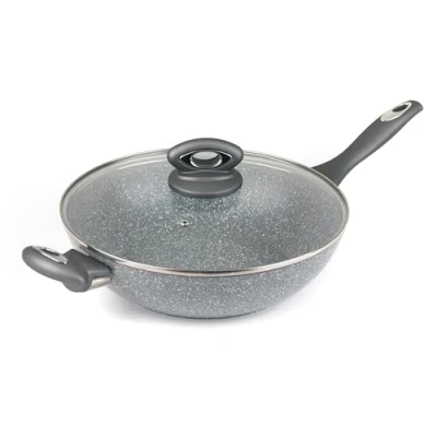 Afbeelding van Salter Marblestone Wokpan 28 cm Inductie