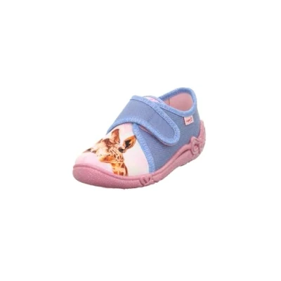 Afbeelding van Superfit Belinda Pantoffels voor meisjes, Lichtblauw roze 8400, 29 EU Weit