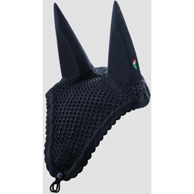 Afbeelding van Equiline Ruben Soundless Fly Veil With Fastening Loop Blue Maat Cob