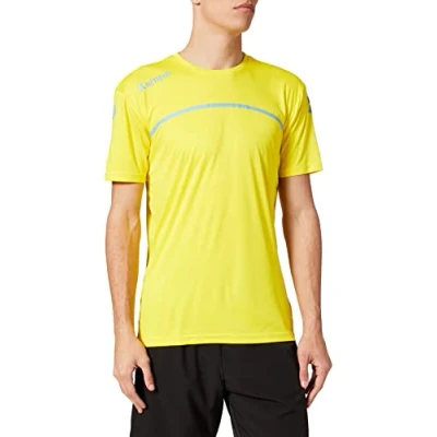 Afbeelding van Kempa Emotion 2.0 Poly Shirt Limoen Geel Dove Blauw Maat L