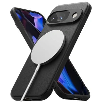 Afbeelding van Ringke Onyx Magnetic Compatibel met Google Pixel 9 Case, Cover Magnetisch draadloos, Robuust Duurzaam Schokbestendig TPU Hoesje Black