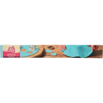 Afbeelding van FunCakes Uitgerolde Fondant Disc Babyblauw 430g Rolfondant