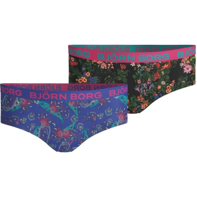 Afbeelding van Bjorn Borg Paisley &amp; Mystic flower meisjes hipster 2pack multi maat 146