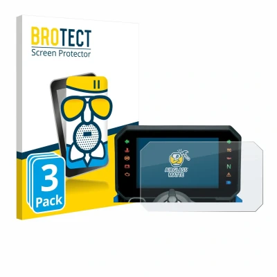 Afbeelding van BROTECT Screenprotector voor Suzuki GSX 8S 2025 Folie Beschermfolie Beschermglas matte (3 Stuks)