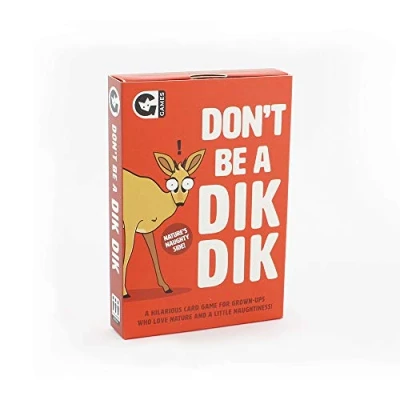 Afbeelding van Ginger Fox Don&#039;t Be A Dik Kaartspel Hilarisch natuurspel voor volwassenen feesten en bijeenkomsten, giechelen met vrienden familie, hardop lachen entertainment, gemakkelijk te spelen