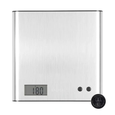 Afbeelding van Salter Kitchen Scale Digital Arc Electronic Slim roestvrijstalen LCD scherm 3 KG
