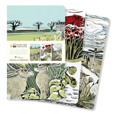 Afbeelding van Angela Harding Set of 3 Mini Notebooks: Unser beliebten Notizbücher im 3er Pack mit flexiblen, künstlerisch gestalteten Einbänden jeweils unterschiedlichen Motiven des Künstlers