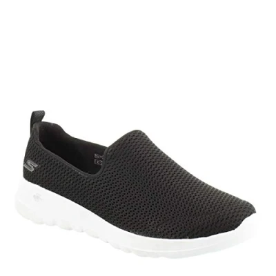 Afbeelding van Skechers Gowalk Joy Fiesta dames Gym schoenen, Zwart Textiel Wit Trim, 38.5 EU
