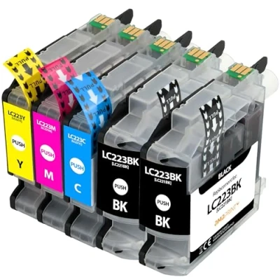 Afbeelding van Amaprint 5 XL cartridges compatibel met Brother LC223 LC223xl voor MFC J480dw J680dw J880dw J4420dw J4620dw J5320dw J5620dw J5720dw DCP J4120dw J562dw